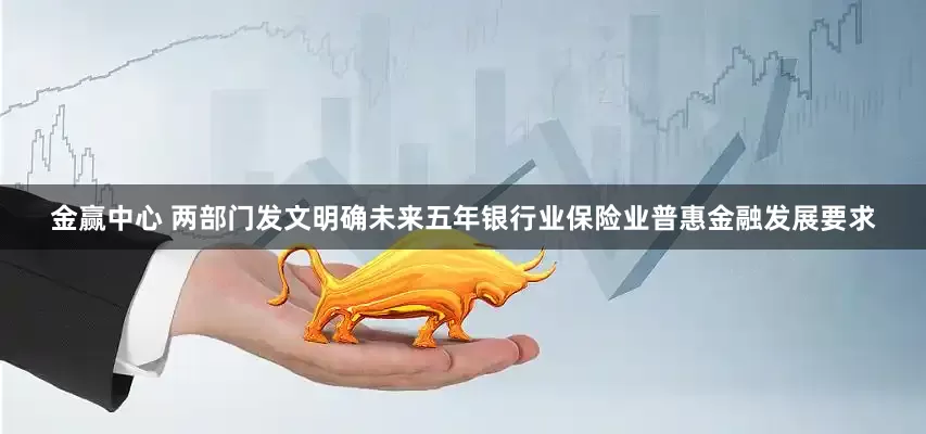金赢中心 两部门发文明确未来五年银行业保险业普惠金融发展要求