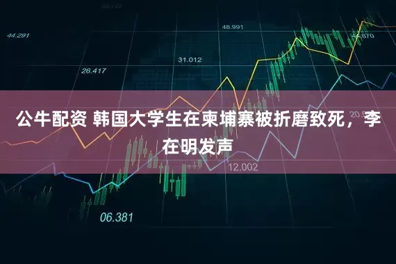 公牛配资 韩国大学生在柬埔寨被折磨致死，李在明发声